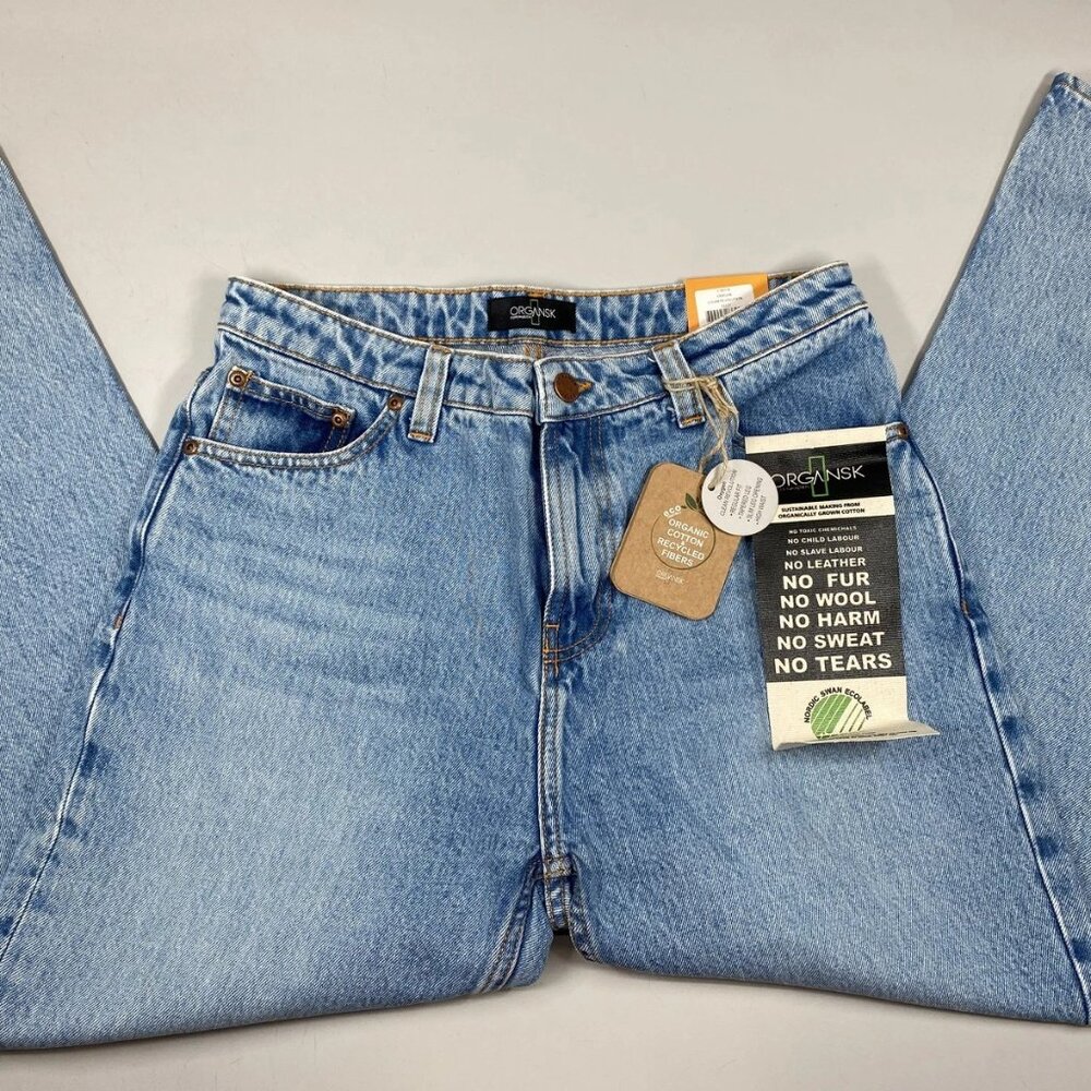 NEW ORGANSK Women’s Oxygen Clean Revolution Honest Denim Jeans Size 32x27